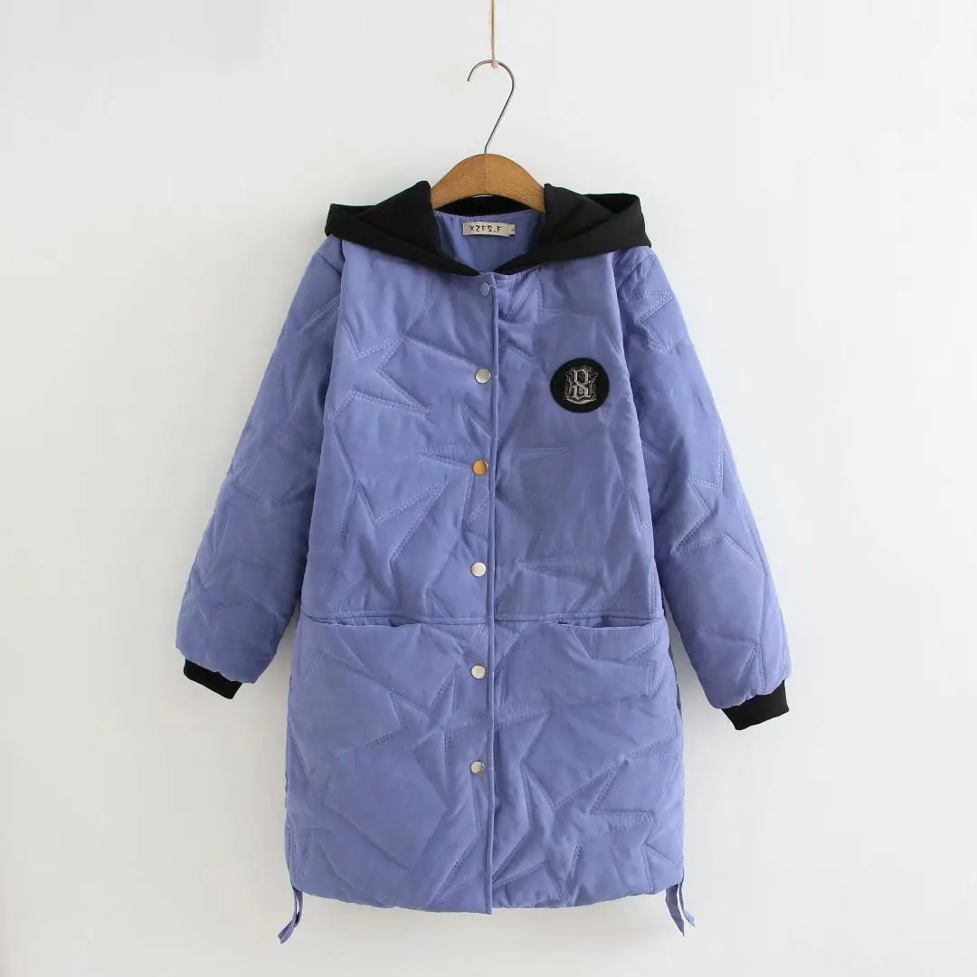 Повседневные парки размера плюс Осень-зима 2019 женская одежда модные Свободные