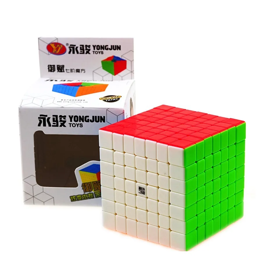 Волшебный куб YJ YuFu 7x7x7 7 слоев без наклеек скоростные Волшебные кубики