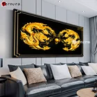 Алмазная вышивка с летящим золотым Драконом 5D, алмазная живопись, вышивка крестиком стразы, Алмазная мозаика, вышивка, декор комнаты