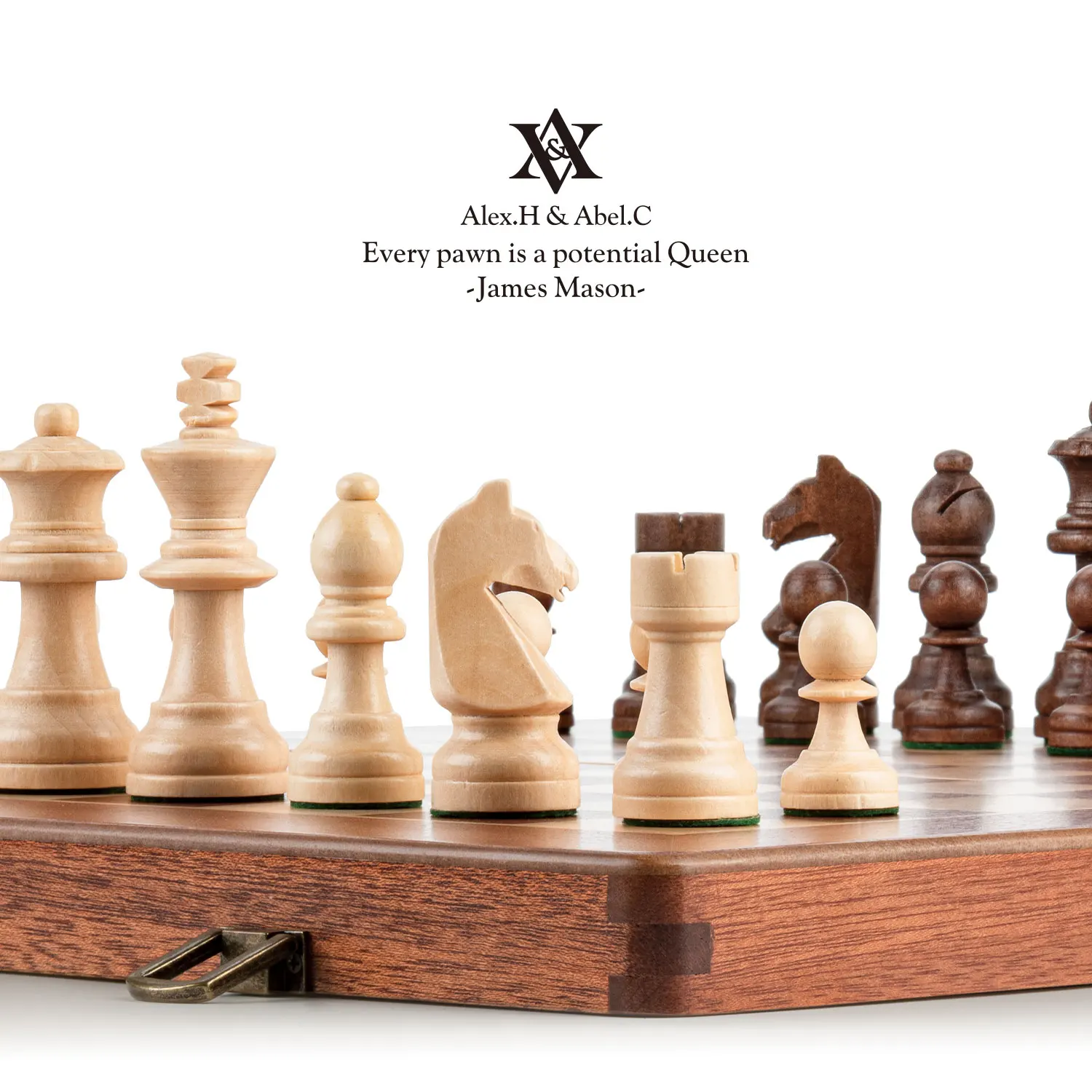 

Luxury Crafted Wood Chess Set Folding Board Decor Retro Classic Game Board Chess Pieces Jogos De Tabuleiro Family Games BI50CG
