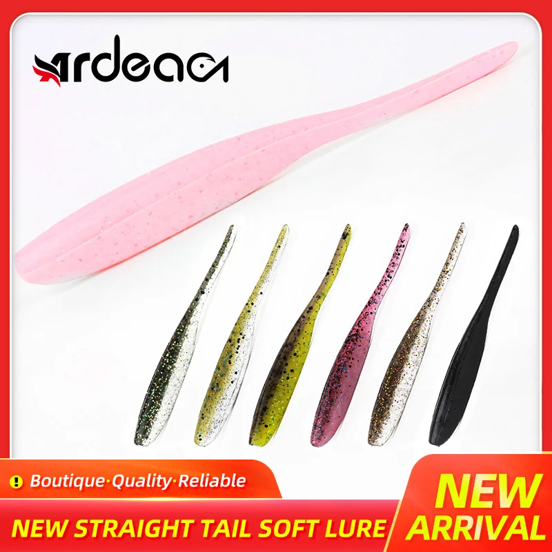 

Ardae Soft Lure 80mm 2.3g 6pcs Silicone Artificial Shad Easy Shiner Fishing Bait Wobblers Double Color Perch Bass Fishing Tackle
