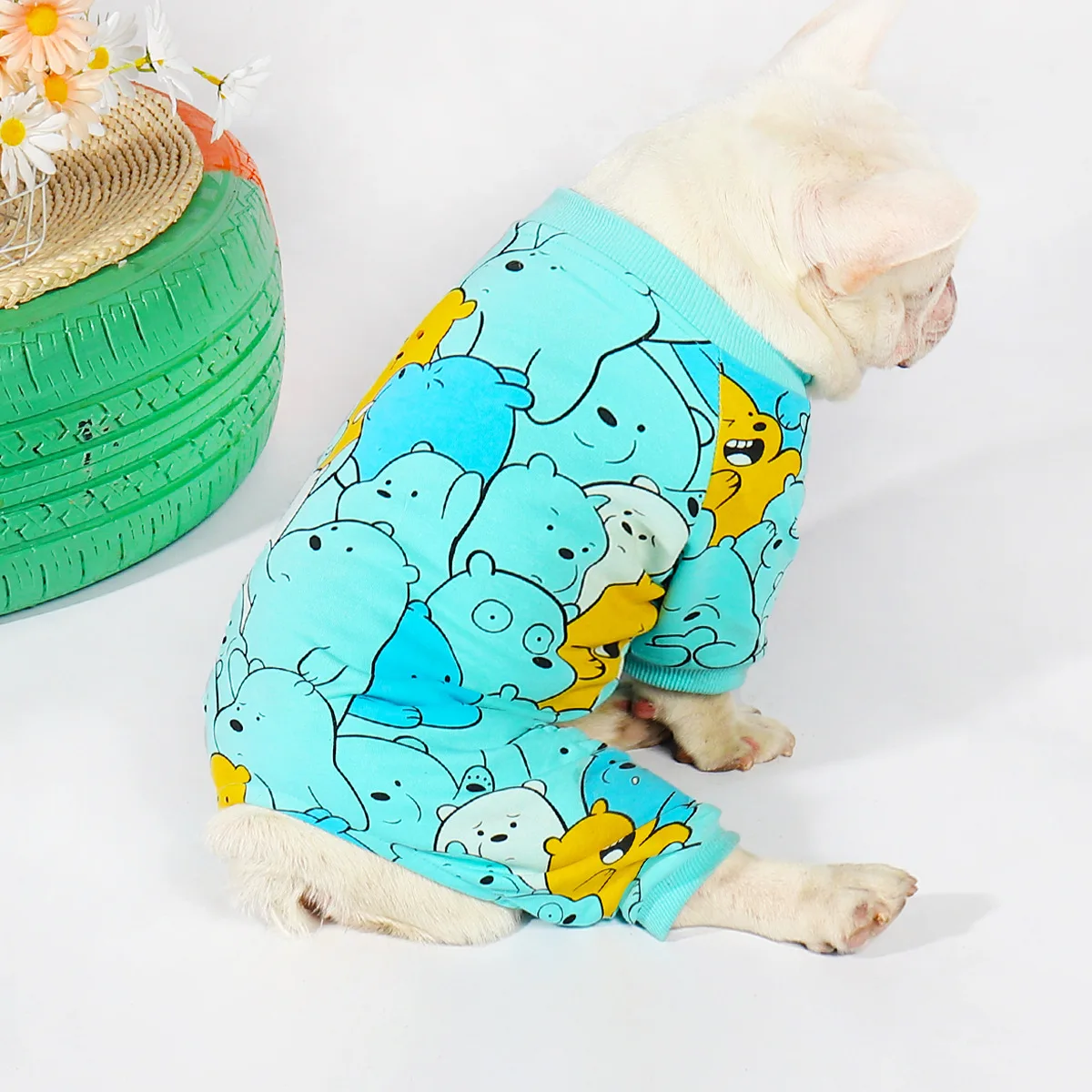 

New Dog Clothes for Small Dogs Elephant Printed Soft Pet Dog Sweater Clothing for Dog Winter Chihuahua Clothes Warm Pet Outfit