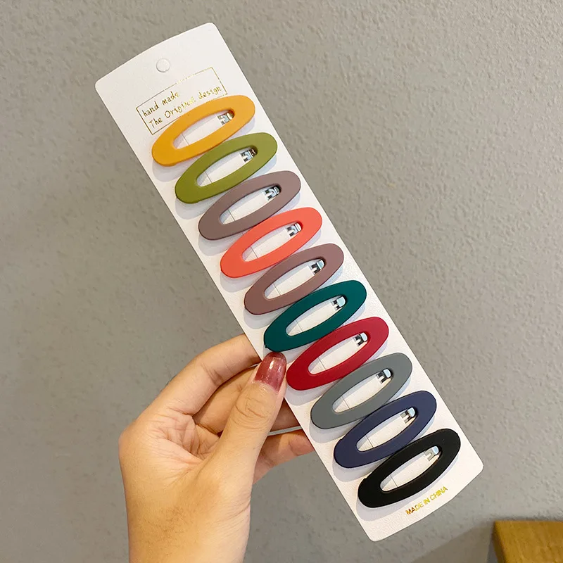 

10 pcs/Set Girls Cute Solid Colorful Hairpins Children Sweet Hair Clip Barrettes Headband Kids Hair Accessories spinki do wlosow