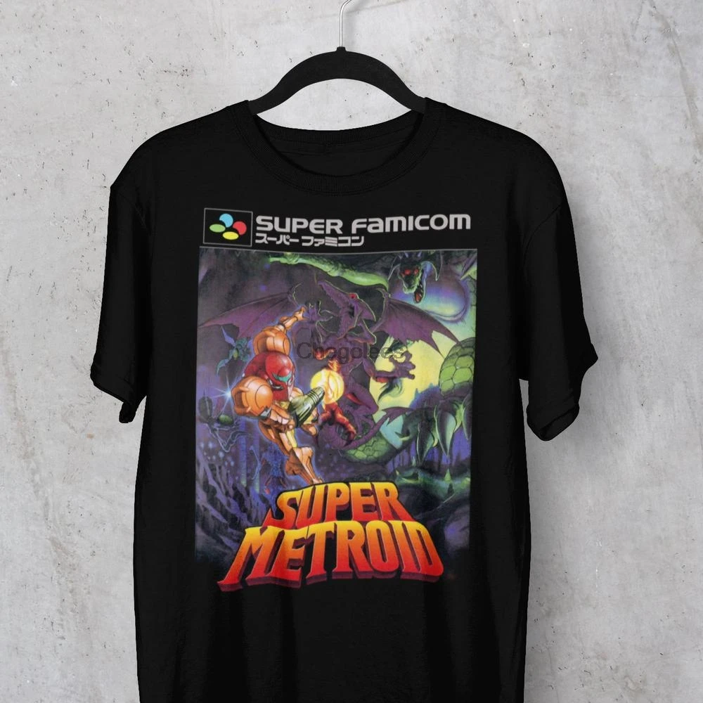 Футболка Super Metroid игровая рубашка подарок для геймера онлайн-геймера видеоигр