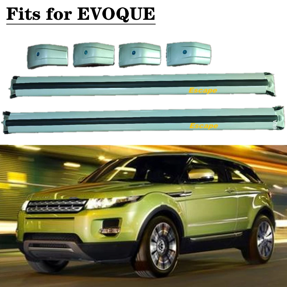 Кроссовки на крышу для Land Rover Range Evoque 2020 2021 серебристые|Багажники крыши авто и