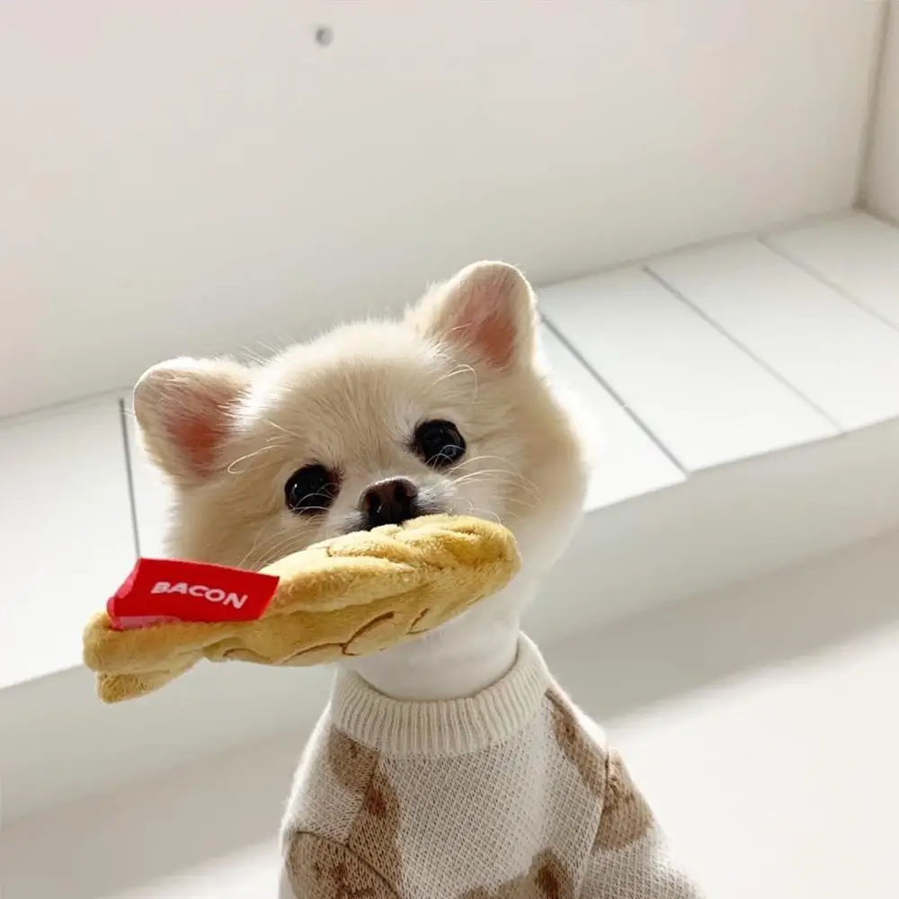 Вязаный джемпер для маленьких щенков собак кошек теплый свитер с переплетением