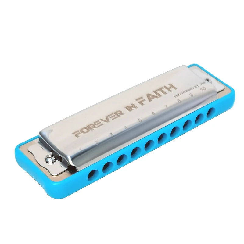 

JDR Diatonic Harmonica Forever In Faith Round Holes ABS Comb Blues Harp Phosphor Bronze Reed Musical Instruments For Pro Players