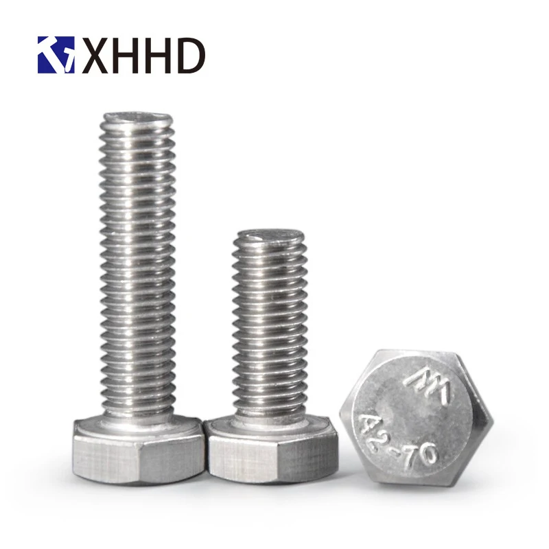 304 болт с шестигранной головкой из нержавеющей стали Метрическая резьба внешний