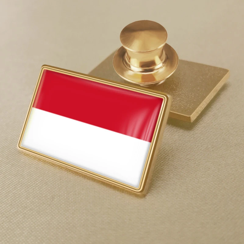 Герб монокона карта монокана флаг Национальная эмблема брошь в виде цветка -