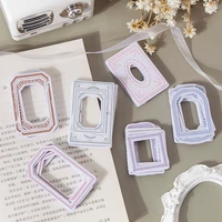 30sheetspack kawaii cute hollow out frame diary planner stickers scrapbooking school office supplies sl3117