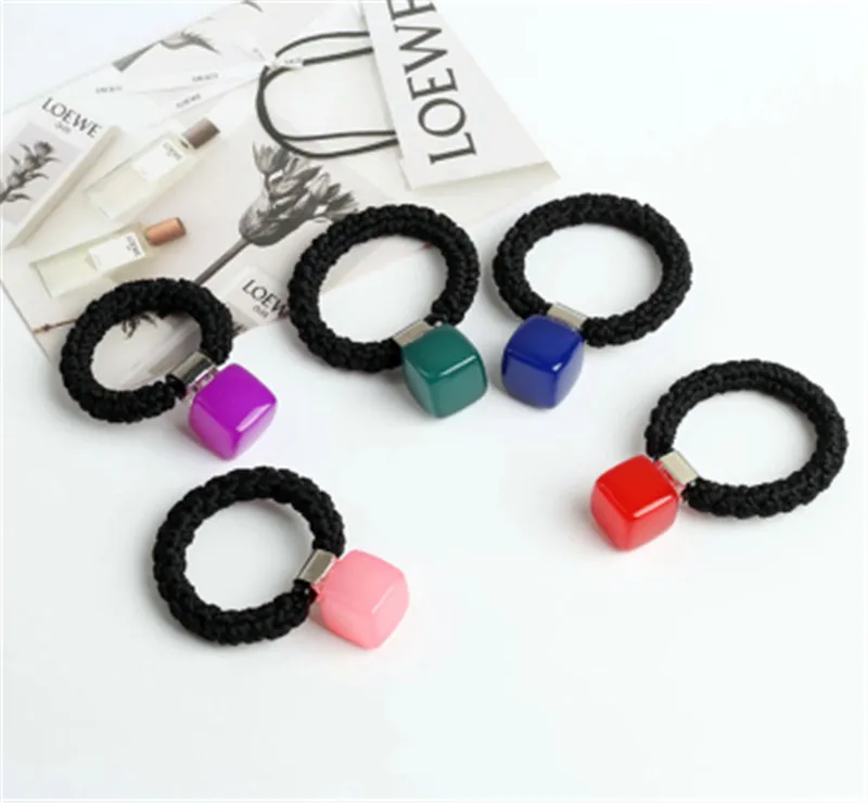 1 шт. волосы канатная Резиновая лента для волос комплект кожаный чехол головной