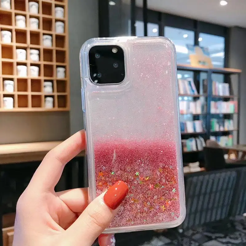 Чехол с динамической жидкостью и зыбучим песком для iPhone 11 Pro Max XR XS MAX 6 8 7 6splus чехол