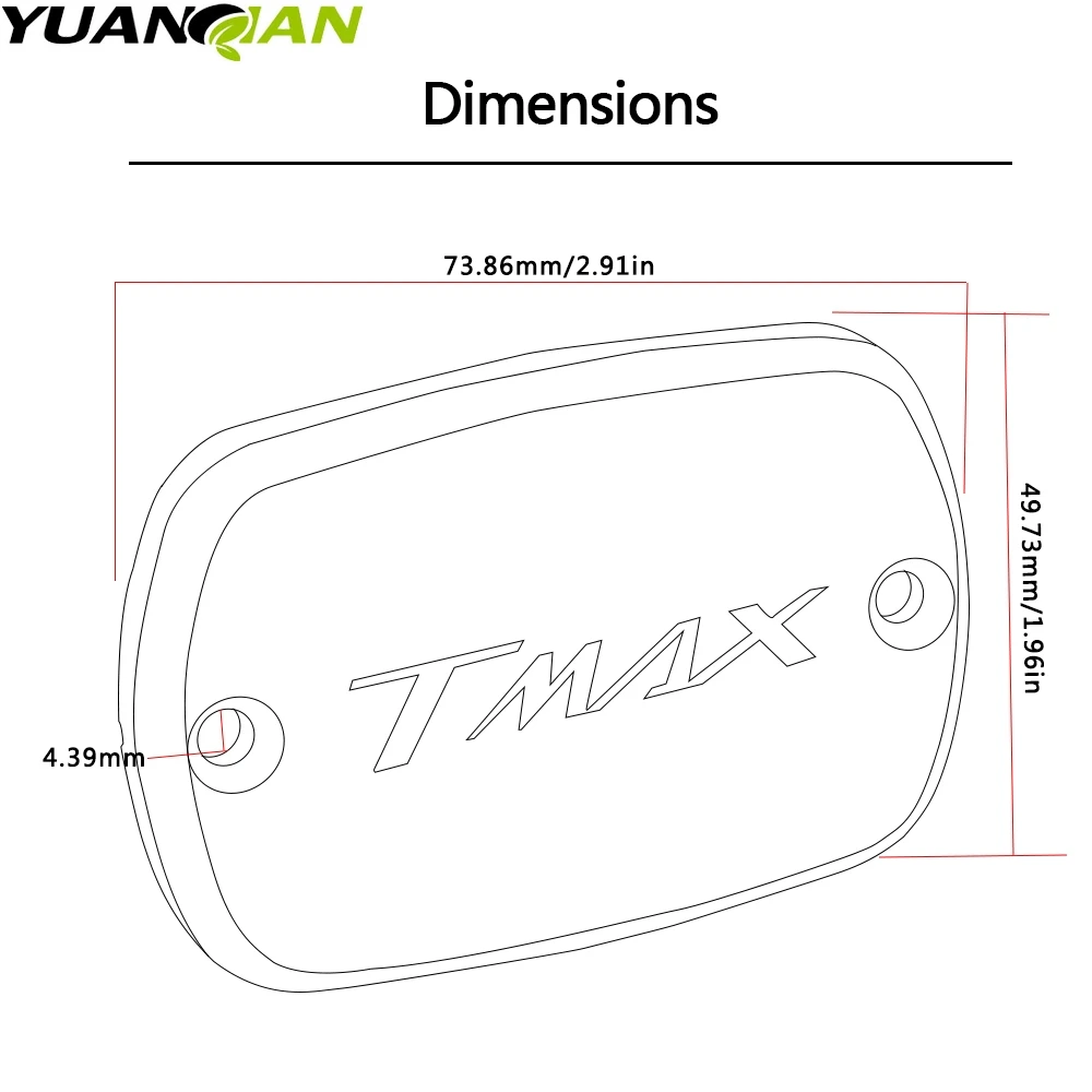 

YAMAHA T-Max 500 2004-2011 TMax 530 2012 2013 2014 2015 2016