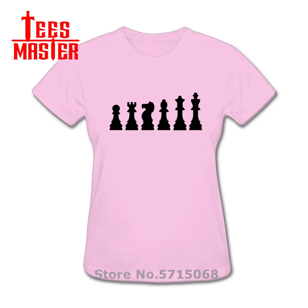 Футболка Эволюционная Женская Шахматная Спортивная повседневная футболка с