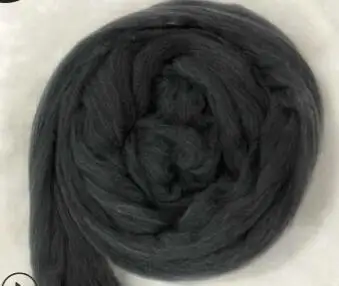 dark gray ZENGIA 1000 г/шар супер толстая пряжа мягкая мериносовая шерсть пряжа большая массивная пряжа громоздкая рука ровинг вязание одеяло прядильная пряжа шерсть - Цвет: dark gray