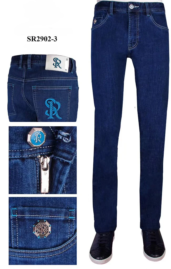 

men 2021 BILLIONAIRE summer Thin new Cowhide Fashion casual Comfortable embroidery cotton size 31-40 Jeans free shippng