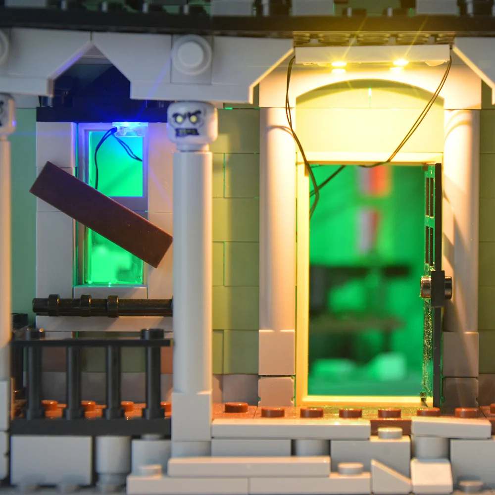 

Light Set for Monster Fighters Haunted House Building Blocks Model- Light kit Compatible with Lego10228 NOT Included The Model