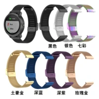 20mm metal straps for garmin forerunner 245 645 venu stainless steel replacement watch bands wristband smartwatch bracelet