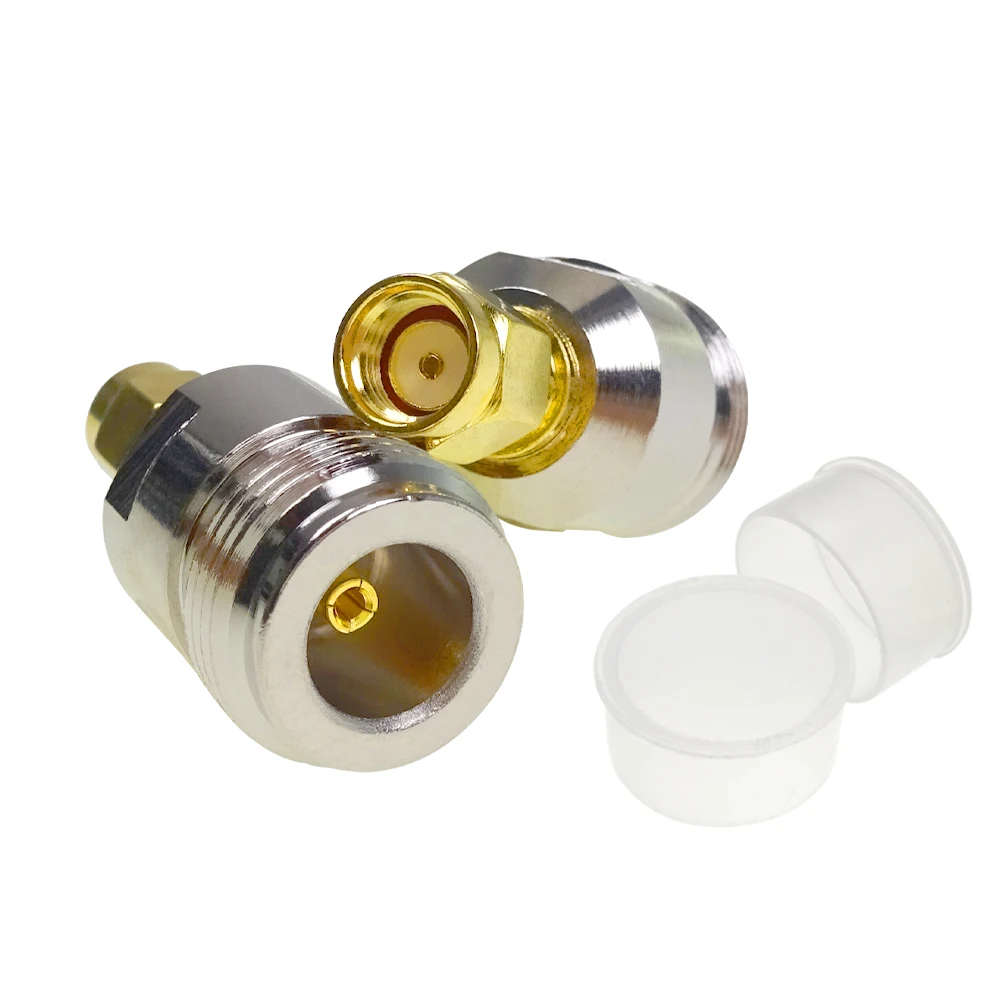 Разъем Cleqee SMA в N RF адаптер разъем штекер никелирование гнездо Позолоченный