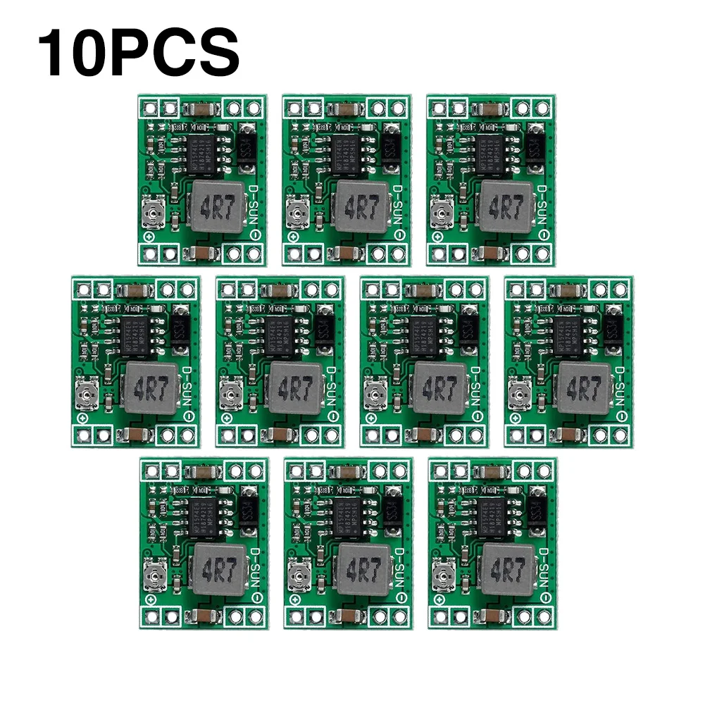

10PCS MP1584EN Mini DC To DC Buck Converter Fixed 3A Current Limit Adjustable Power Supply Module Suitable For DIY Mobile Power