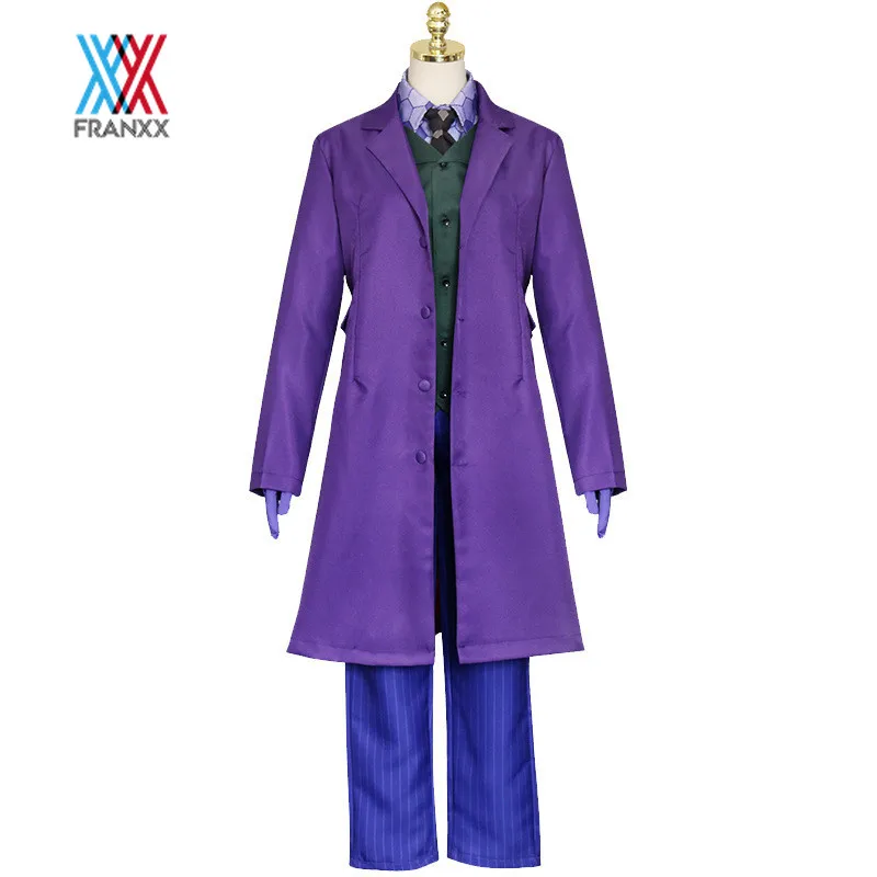 Костюм Темного рыцаря из фильма джокер Хит Леджер рубашка Тренч Униформа Костюмы