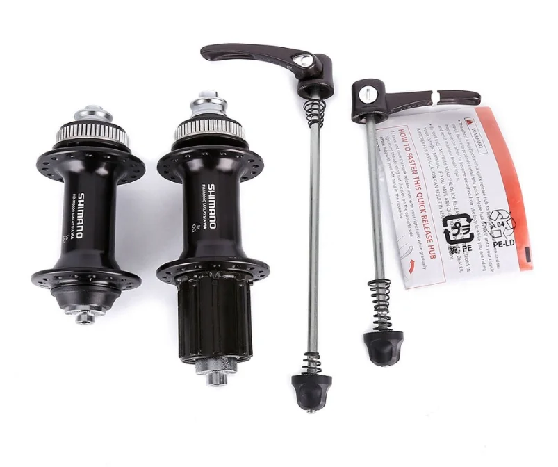 Shimano XT M8000 передняя, Задняя Ступица Горная дорога велосипед Центральный замок куб с быстроразъемным шампуром 32H черный
