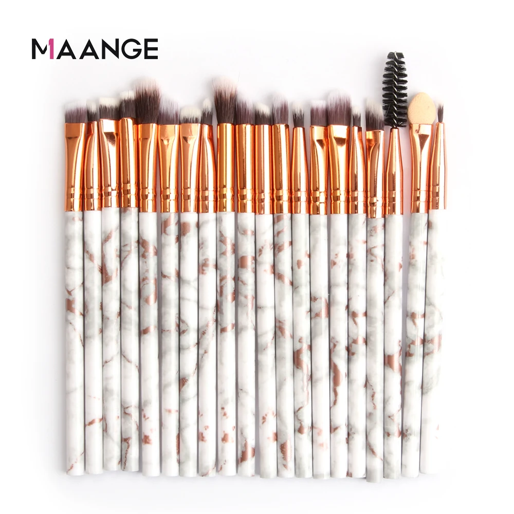 Makeup brushes set pro 10/20Pcs Multifunctional Brush Marbling EyeShadow Blending Eyeliner Eyelash Eyebrow Brush For Makeup Tool