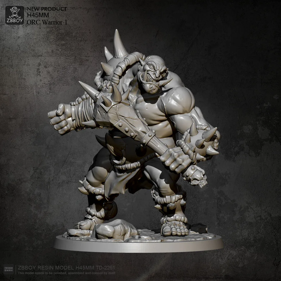 

45mm Resin model kits figure colorless and self-assembled TD-2261