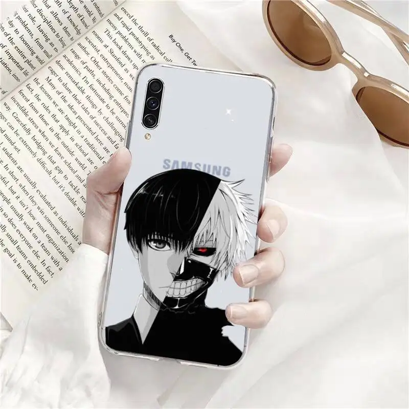 

Anime Tokyo Ghouls Phone Case Transparent Clear For Samsung Galaxy A71 A21s S8 S9 S10 plus note 20 ultra