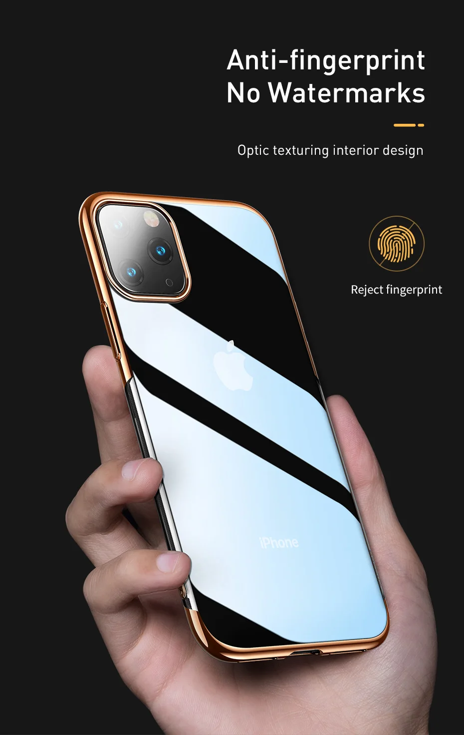 Роскошный прозрачный чехол Baseus для iPhone 11 Pro Max, ультра тонкий чехол для iPhone 11 Pro Max 5,8 6,1 6,5, чехол s, новейший чехол