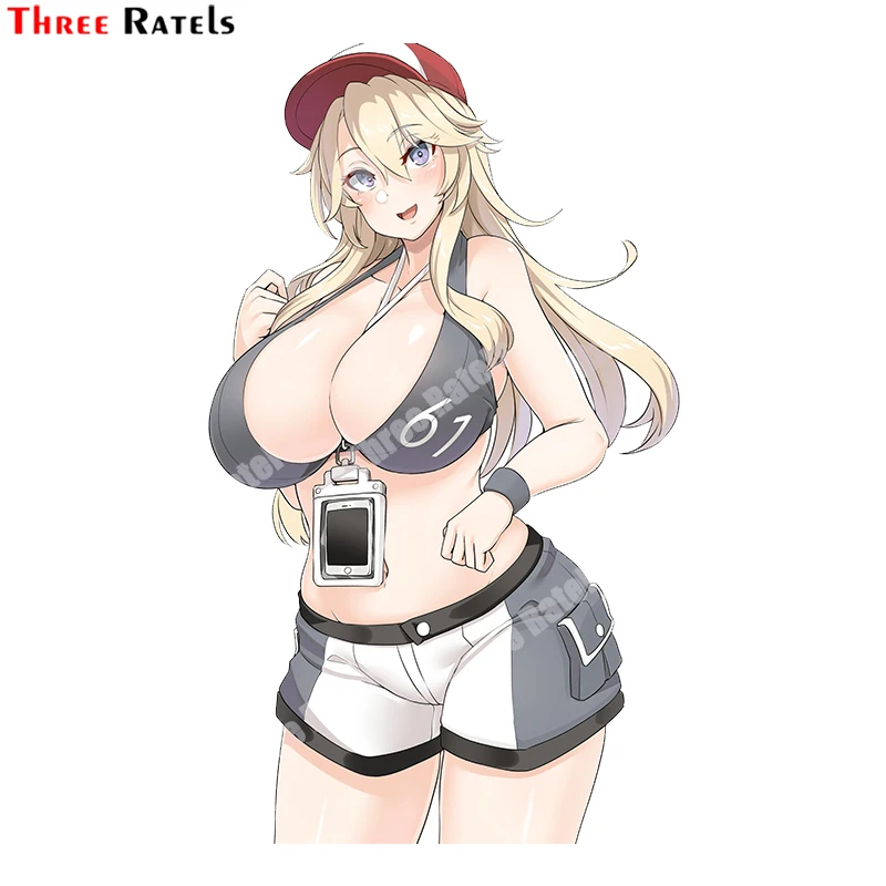 

Three Ratels B178 3D Stickers For Iowa Kantai Collection Car Stickers Cute Girl Auto Decals Decoration