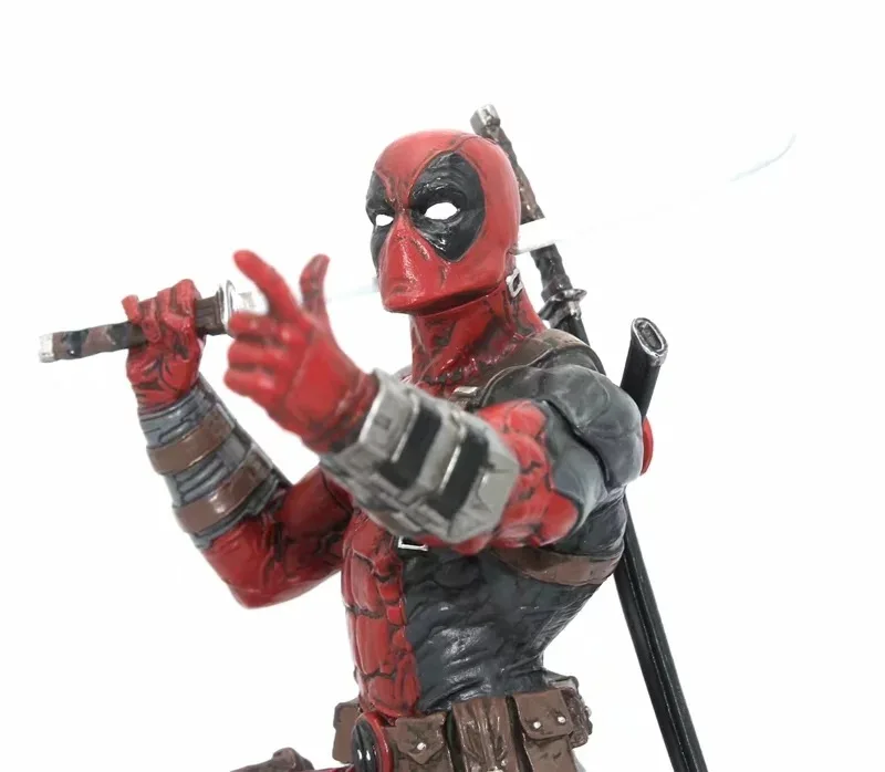 New Hot! 26CM Diamond Select Toys Marvel Premier Deadpool Resin Statue Figure Dead Pool Collectible Model Doll | Игрушки и хобби