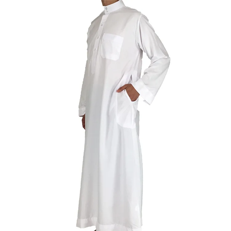 Белый традиционный Арабский исламский мужской Халат Thobe из Катара | Тематическая
