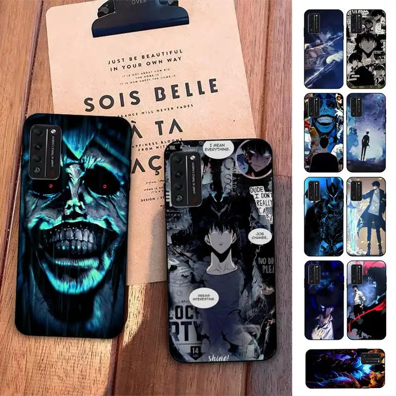 

Solo Leveling Phone Case for Huawei Honor 10 i 8X C 5A 20 9 10 30 lite pro Voew 10 20 V30
