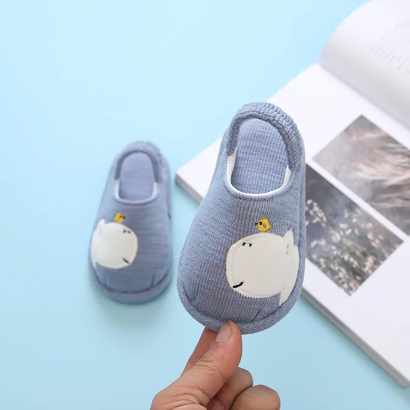 Детские мягкие удобные для маленьких мальчиков и девочек Тапочки малышей