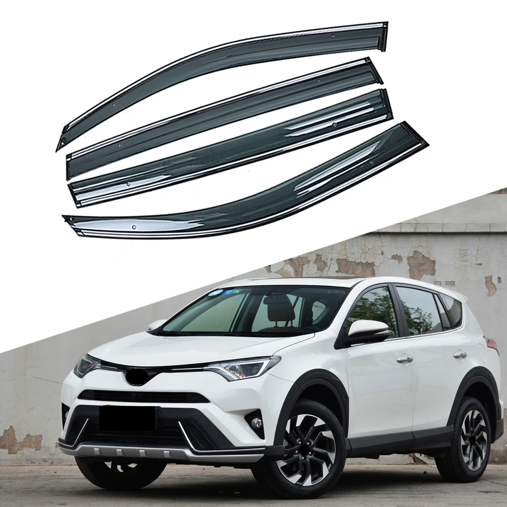 

Для TOYOTA RAV4 XA40 2013-2019 автомобильный солнцезащитный козырек от дождя и солнца защитный чехол накладка рамка стикер аксессуары