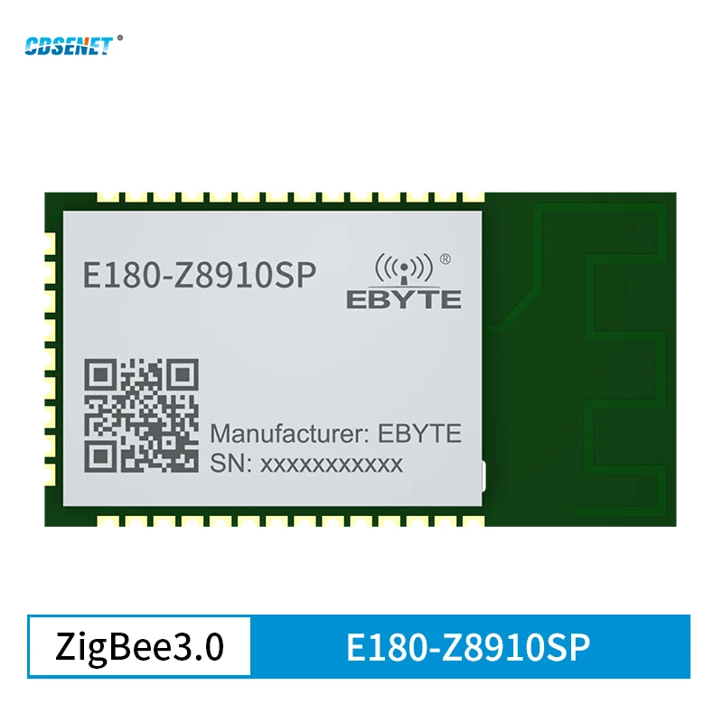 

JN5189 ZIGBEE3.0 Wireless SOC Module 2.4GHz 11dBm 500m SMD Low Power Consumption CDSENET E180-Z8910SP Stamp Hole PCB Antenna