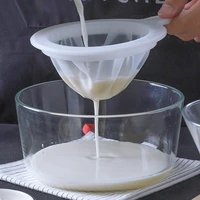 coffee tea leaf filter strainer with handheld fruit vegetable juice honey juice soymilk sieve colander for kitchen gadget