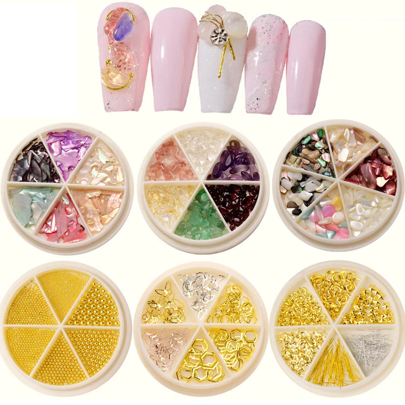 

1 коробка, жемчужные заклепки в японском стиле