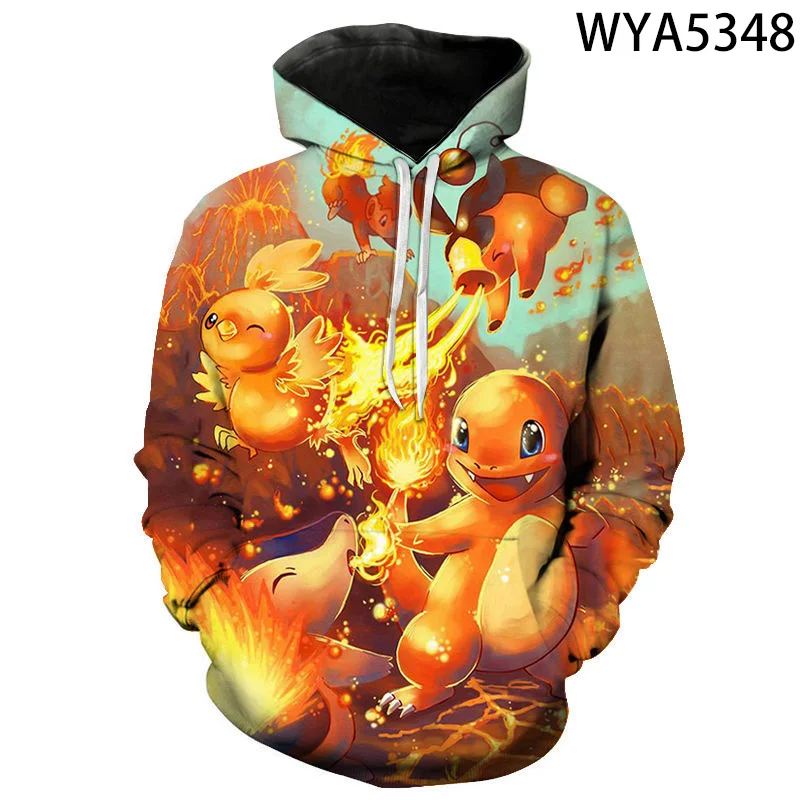 

2021 Fall Men's Hoodie 3d Printing Cartoon Anime Cute Children's Sweatshirt Pullover Long Sleeve Casual Coat