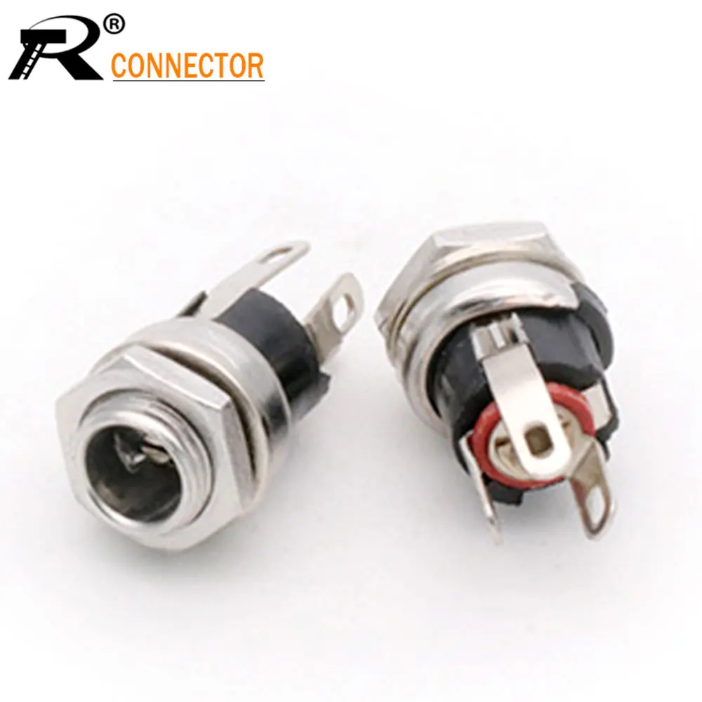 

Разъем питания постоянного тока, 5,5x2,1 мм, 3 шт.