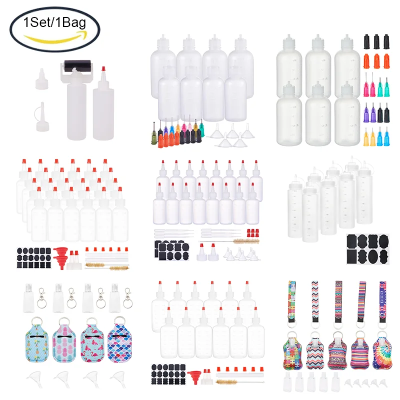 

Набор из 2 бутылочек-6 унций, пластиковые бутылочки-пульверизаторы с красным наконечником, 6,8 унций