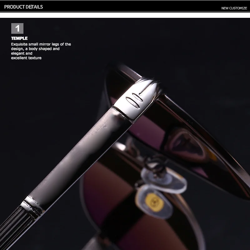 Новые брендовые солнцезащитные очки дизайнерские поляризационные без оправы