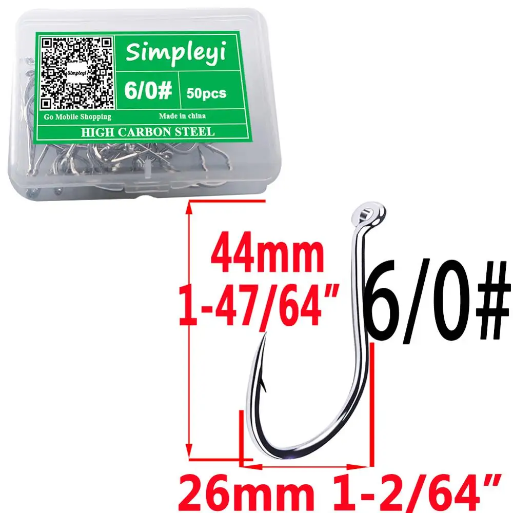 50 шт/1 коробка рыболовный крючок морской пресной воды карп рыболовные крючки Rig Fly