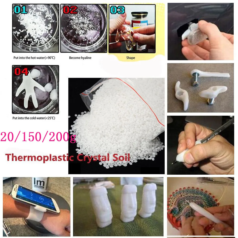 20/150/200g полиморф Mouldable 80 °C вариант Пластик гранулы DIY термо PCL сделай сам поделки