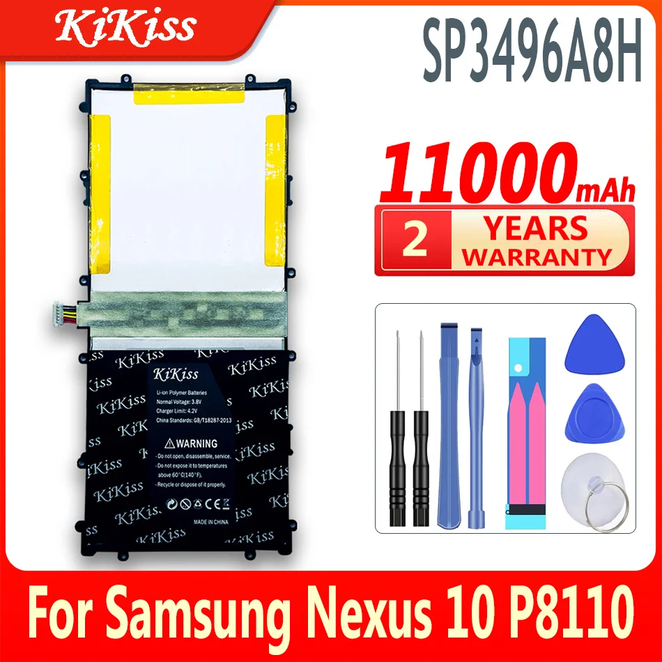 

11000 мА/ч, SP3496A8H батарея для Samsung Google Nexus 10 батарея замена GT-P8110 HA32ARB SP3496A8H Аккумулятор для планшета + инструмент