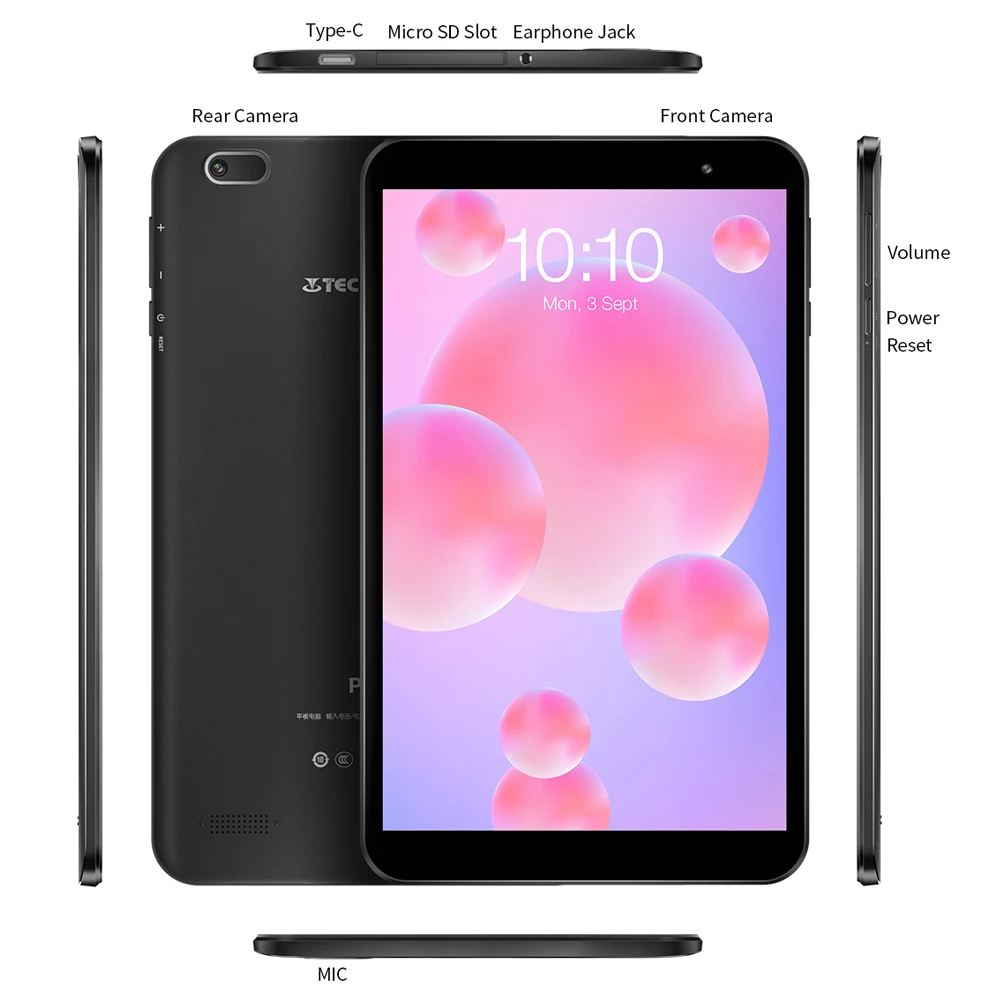 Teclast P80H 8 дюймовый планшетный ПК с системой андроида и 10 0 Octa Core Mali T820 Графика 1280*800