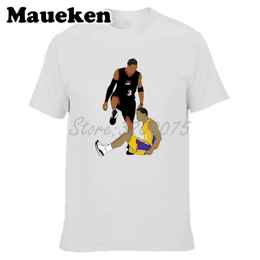 Мужская футболка с надписью The Answer Allen Iverson 3 Span Tyronn Lue круглым вырезом W19102315 | одежда