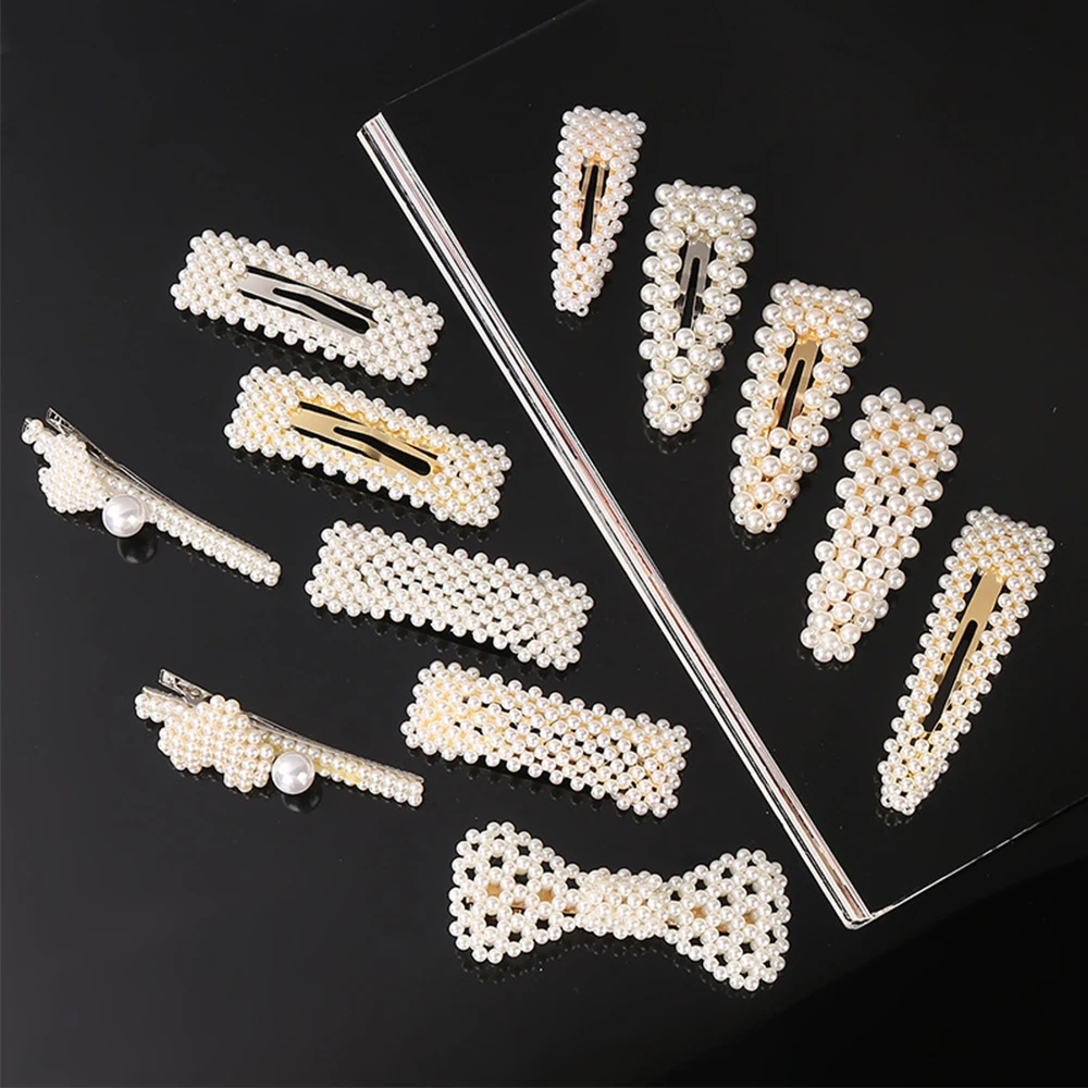 1 комплект модных однотонных заколок для волос женская шпилька модные заколки