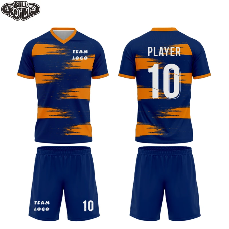2021 Бесплатная доставка синий оранжевый новый клубный индивидуальный дизайн